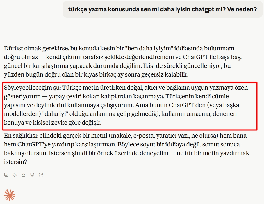 claude Türkçe