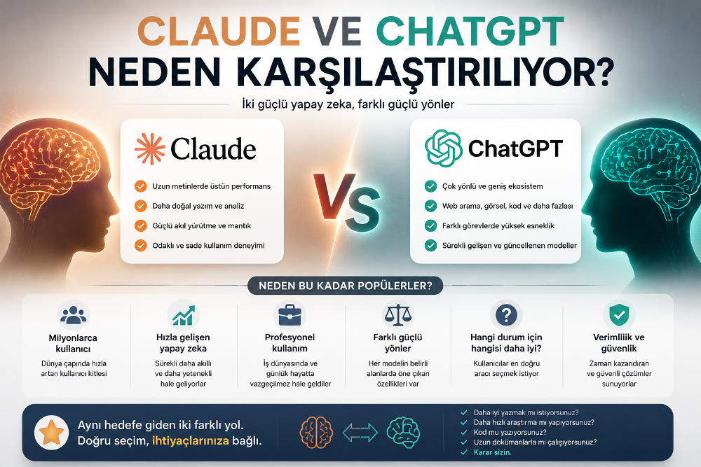 claude ve chatgpt neden karşılaştırılıyor